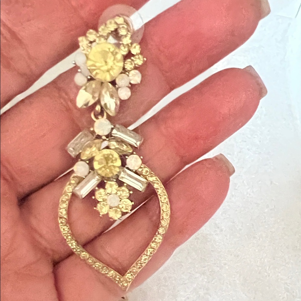 Elegant Gold and Silver Dangle Earrings